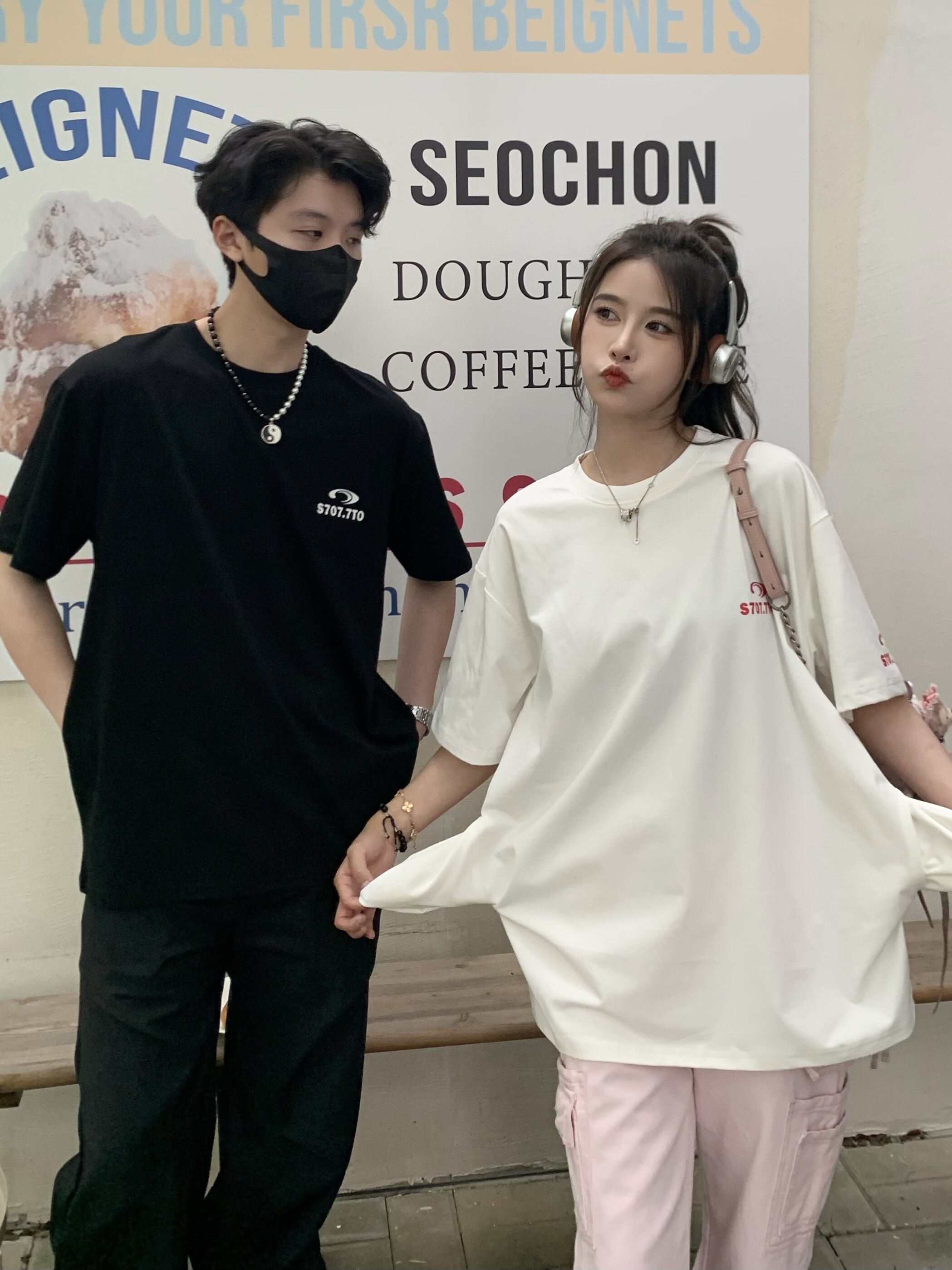 Cool Pocket Short Sleeve T-Shirt for Women - 2025 Summer Quick-Dry Sun Protection Top, Casual Couple Style, Perfect for Y2K Fashion