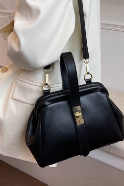 High-End Women's Textured Shell Handbag - Retro Crossbody Bag for Spring Summer 2025 Fashion