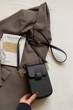 High-End Yellow Mini Crossbody Bag for Women - Vertical Design Phone Bag for Summer 2025