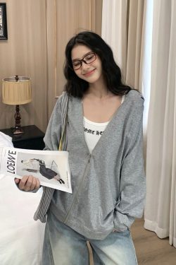 Ice Silk Hooded Sun Protection Shirt for Women - Thin Long Sleeve Cardigan Top for Summer - Cool Feeling, Lightweight, Stylish
