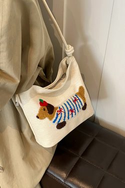 Japanese Harajuku Women's Cartoon Crossbody Tote Bag - 2025 Simple Versatile Canvas Shoulder Bag
