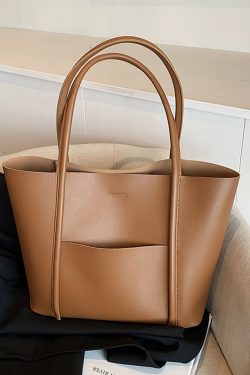 Korean Style Large-Capacity Tote Bag for Women - Fashionable Autumn/Winter 2025 Model for Work and Commuting