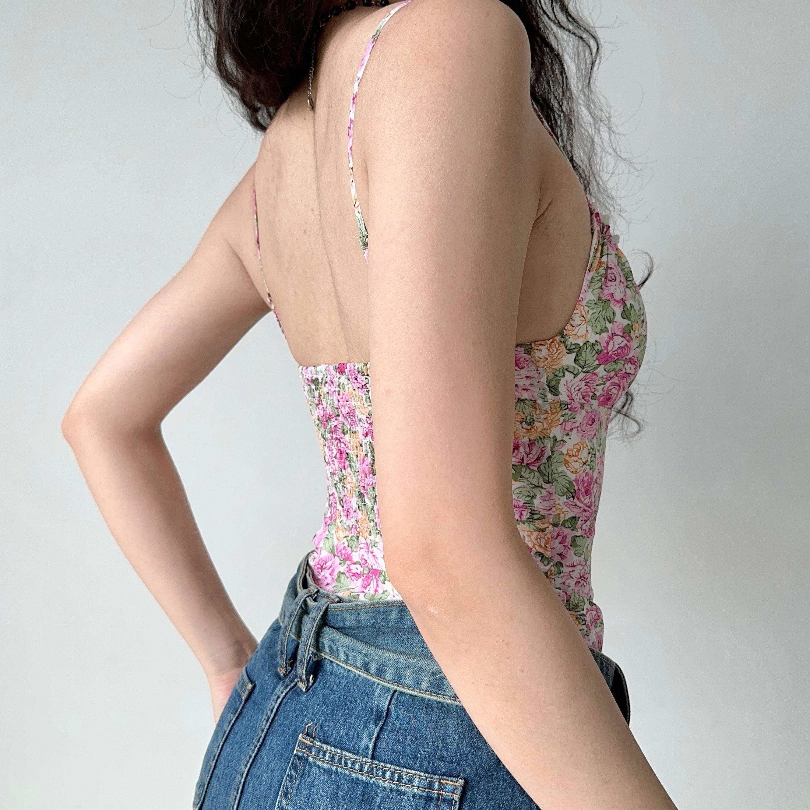 Lace Hollow Out Floral Camisole - Women's Summer Slim Fit Top in European American Style, Perfect for Y2K and 90s Inspired Looks