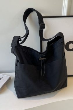 Large Canvas Shoulder Bag for Women - 2025 Fashion Tote with High Capacity for Class, Commuting, and Everyday Use