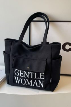 Large Capacity Canvas Tote Bag for Women - Japanese Style Casual Shoulder Bag for College Students and Everyday Commuting