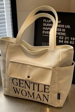 Large Capacity Canvas Tote Bag for Women - Japanese Style Casual Shoulder Bag for College Students and Everyday Commuting