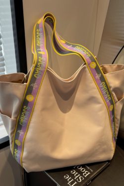 Large Capacity Nylon Tote Bag for Women - 2025 New Style Shoulder Bag for Shopping and Commuting