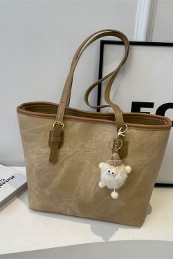 Large Capacity Tote Bag for Students - Stylish Versatile Shoulder Commuting Bag for Women - Trendy Spring Summer 2025 Fashion
