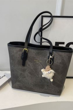Large Capacity Tote Bag for Students - Stylish Versatile Shoulder Commuting Bag for Women - Trendy Spring Summer 2025 Fashion