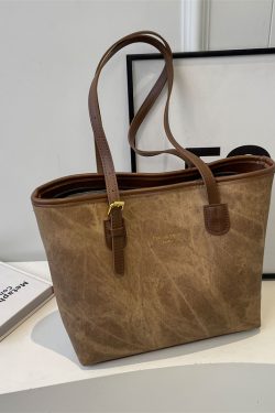 Large Capacity Tote Bag for Students - Stylish Versatile Shoulder Commuting Bag for Women - Trendy Spring Summer 2025 Fashion