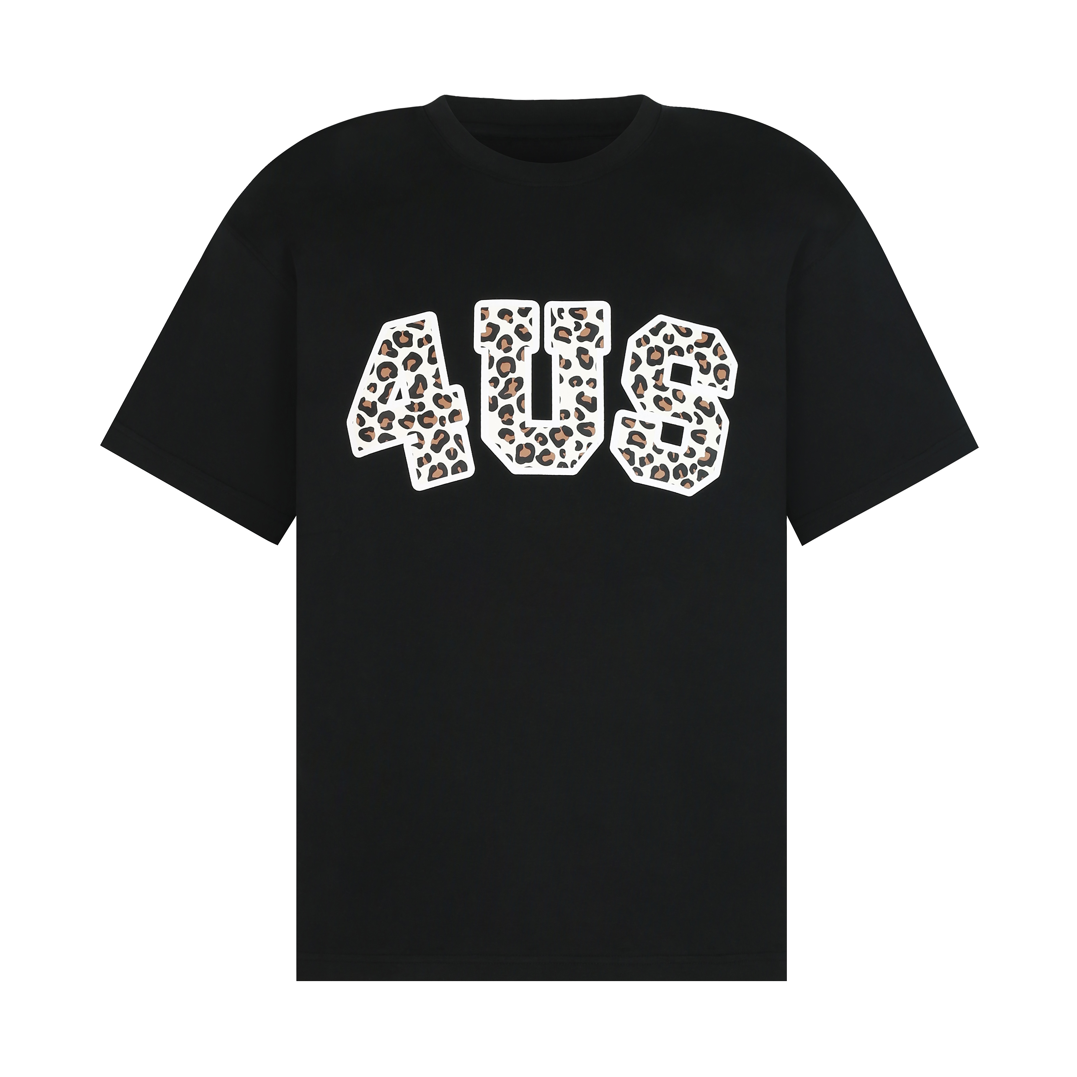 Leopard Print Graphic T-Shirt for Men and Women - Summer Trendy Loose Fit Round Neck Short Sleeve Top, Casual Y2K Style