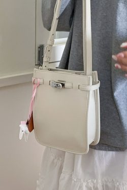 Minimalist Crossbody Mobile Phone Bag for Women - 2025 Summer Small Square Handheld Textured Fashion Accessory