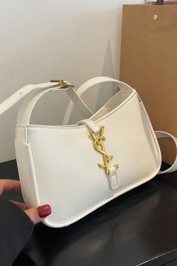 Minimalist Square Shoulder Bag for Women - Spring/Summer 2025 French Fashion, High-End Versatile Design