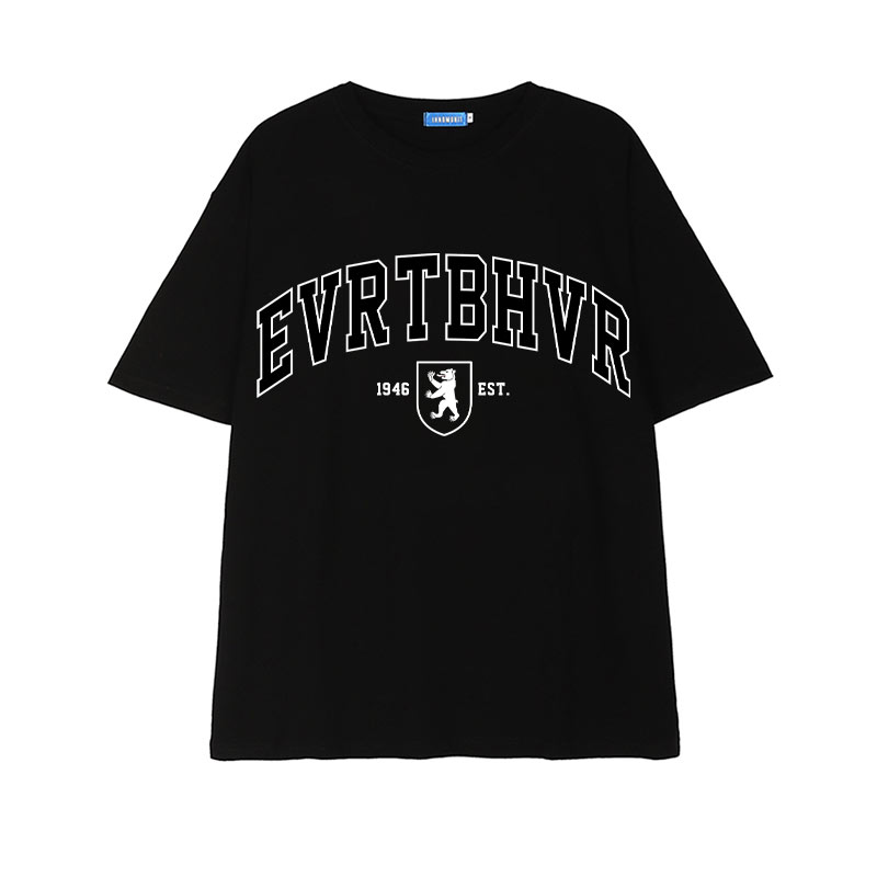 Oversized Gray Retro T-Shirt for Women - Short Sleeve Vintage Y2K American Style Top