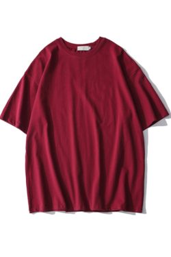 Plus Size Heavyweight Pure Cotton Short Sleeve T-Shirt for Women - Solid Color Unisex Base Tee, Perfect for Couple Outfits