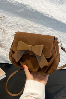 Retro Casual Saddle Bag for Women - Stylish High-Quality Crossbody Bag for Autumn 2025 Fashion Trend