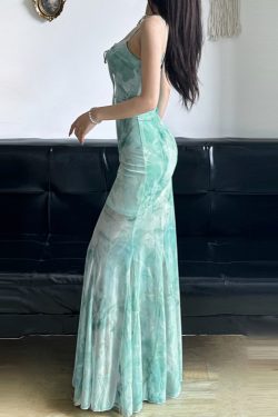 Sparkling Blue Fish Tail Tulle Dress for Women, Elegant Waist-Defining Bodycon, Strapless Evening Dress, Perfect for Parties