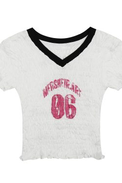 Spring American Style Pleated Lace Slim Fit Short Sleeve Women's Sports T-Shirt - Trendy Slimming Design for Casual Y2K Fashion