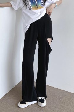 Street Style Ins Pants - All-Season Wear, Trendy Casual Fashion, Versatile for Everyday Outfits, Limited Time Discount