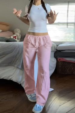 Street Style Ins Pants - All-Season Wear, Trendy Casual Fashion, Versatile for Everyday Outfits, Limited Time Discount