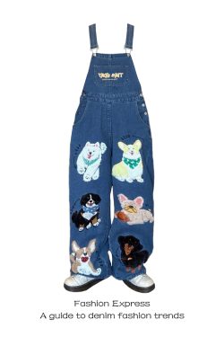 Stylish Loose BF Style Suspenders Pants for Women, Retro American & Japanese Cute Jumpsuit Trend, Spring & Autumn Fashion