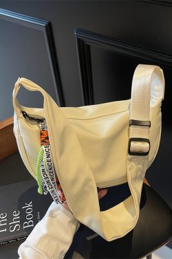 Summer Candy-Colored Nylon Dumpling Bag for Women - Versatile Canvas Crossbody for Commuting, 2025 Trendy Style