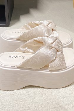 Thick-Soled Platform Slide Sandals for Women - Versatile Summer Outdoor Wear, Height-Increasing Soft Sole, Fashionable 2025 Style
