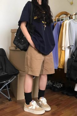Trendy American Retro Letter Short-Sleeve T-Shirt for Men and Women, Pure Cotton, Plus Size, Loose Fit, Chic Hong Kong Style
