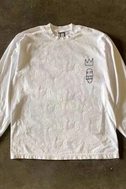 Trendy Oversized Graffiti Hip-Hop T-Shirt for Men and Women - Loose Fit, 280g Heavyweight Streetwear