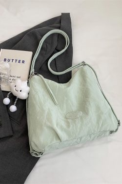 Trendy Silver Travel Backpack for Women - 2025 Multifunctional Large Capacity Shoulder & Crossbody Bucket Bag