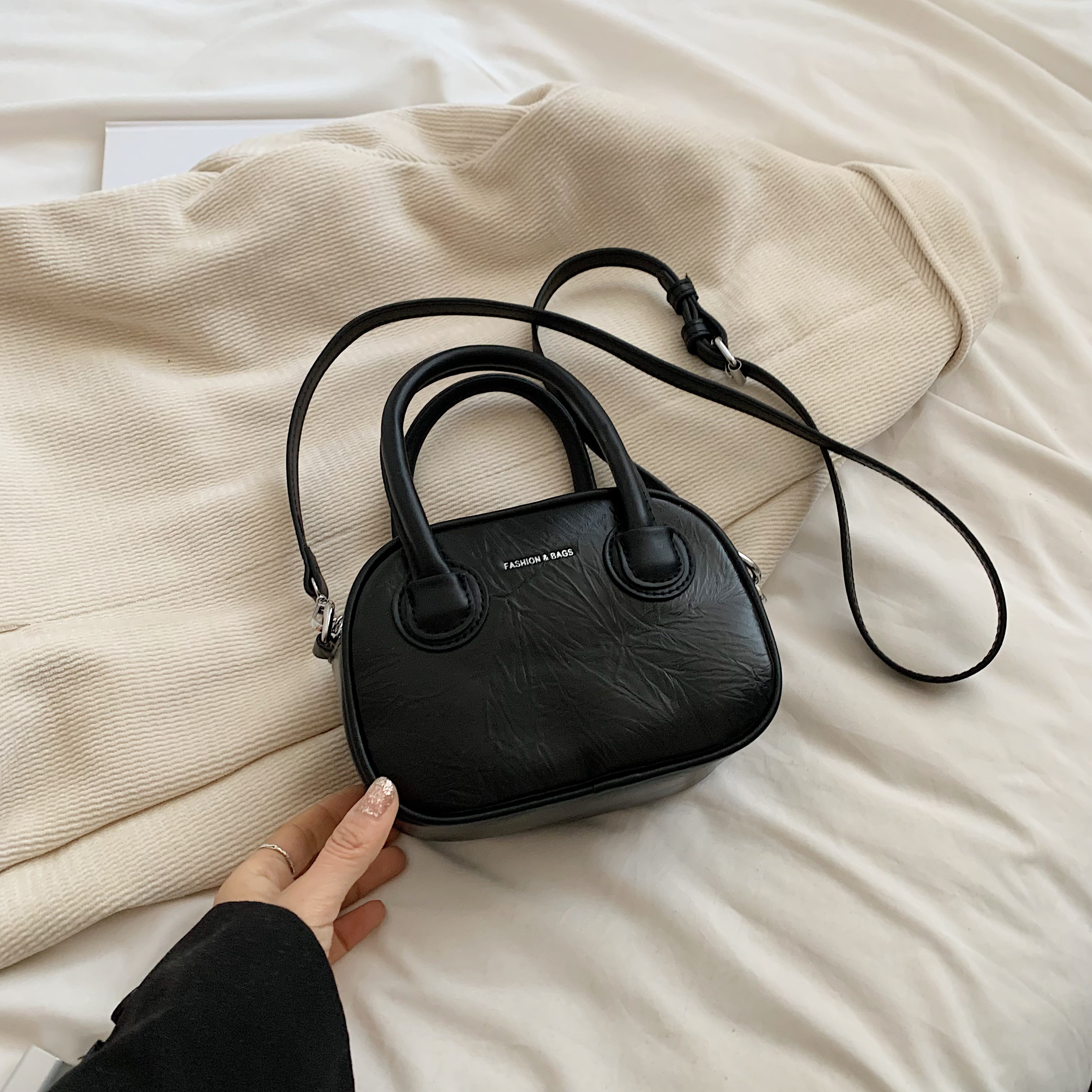 Trendy Silver Women's Handbag 2025 - High-End Small Shoulder Bag & Crossbody for Summer Commuting - Fashionable & Popular Design