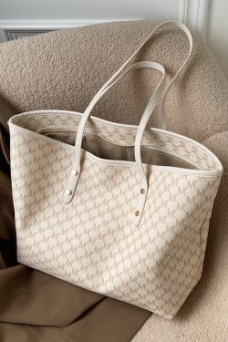 Trendy Textured Tote Bag for Women - High-Capacity Versatile Commuter Bag, 2025 Chic Style
