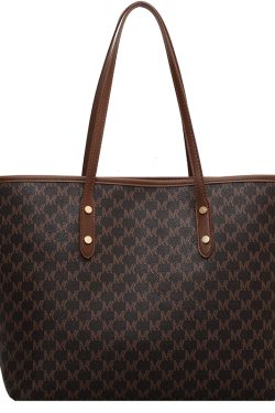 Trendy Textured Tote Bag for Women - High-Capacity Versatile Commuter Bag, 2025 Chic Style