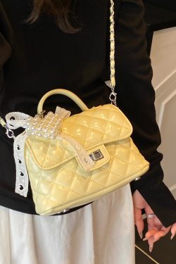 Trendy Women's Diamond Quilted Chain Shoulder Tote Bag - 2025 Fashion Commuter Crossbody Handbag
