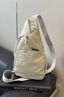 Trendy Women's Korean Style Casual Sports Crossbody Bag - Large Capacity Travel Shoulder Chest Bag for Everyday Use
