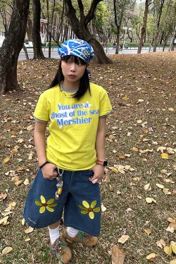 Unisex American-Style Fake Two-Piece Letter Print Round Neck T-Shirt, Loose Casual Versatile Summer Short Sleeve Top