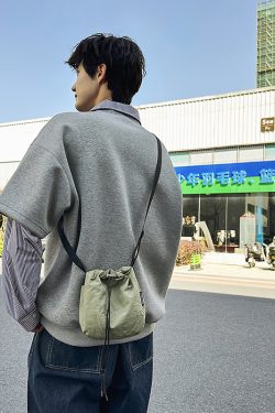 Unisex Lightweight Crossbody Bucket Bag - Casual Summer Canvas Sports Phone Bag in 2025 New Style