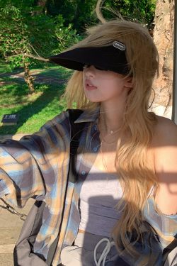 Unisex Long Sleeve Color-Blocked Plaid Shirt Jacket - American Retro Style, Sun Protection, Loose Fit, Lightweight