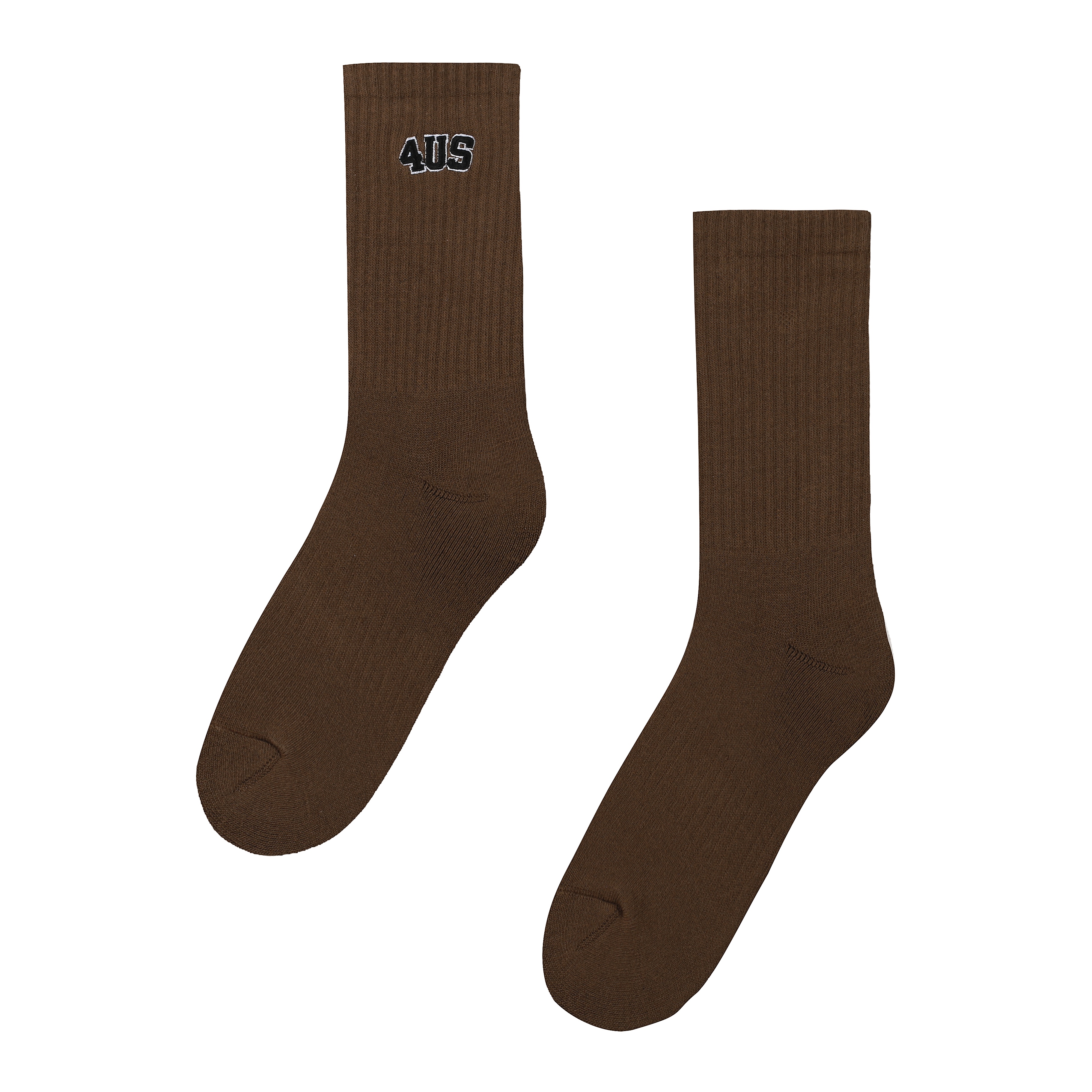 Unisex Mid-Calf Long Socks with Logo Letter Design - National Trend, Pure Cotton, Towel Bottom, 2023 Fashion Essential