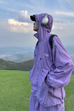 Unisex Outdoor Functional Hooded Quick-Dry Jacket - UPF50+ Sun Protection Cycling Windbreaker for Spring & Summer Adventures