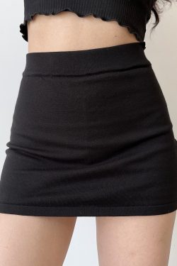Versatile Knitted Bodycon Short Skirt with Anti-Exposure Safety Pants – European and American Style Women's Fashion