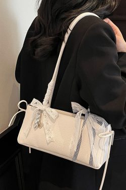 Versatile Minimalist Bow Shoulder Bag for Women - 2025 Summer High-End Commuting Underarm Tote
