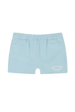 Vintage American Campus Style Casual Shorts with Embroidery - Women's Slim Fit Trendy INS Shorts