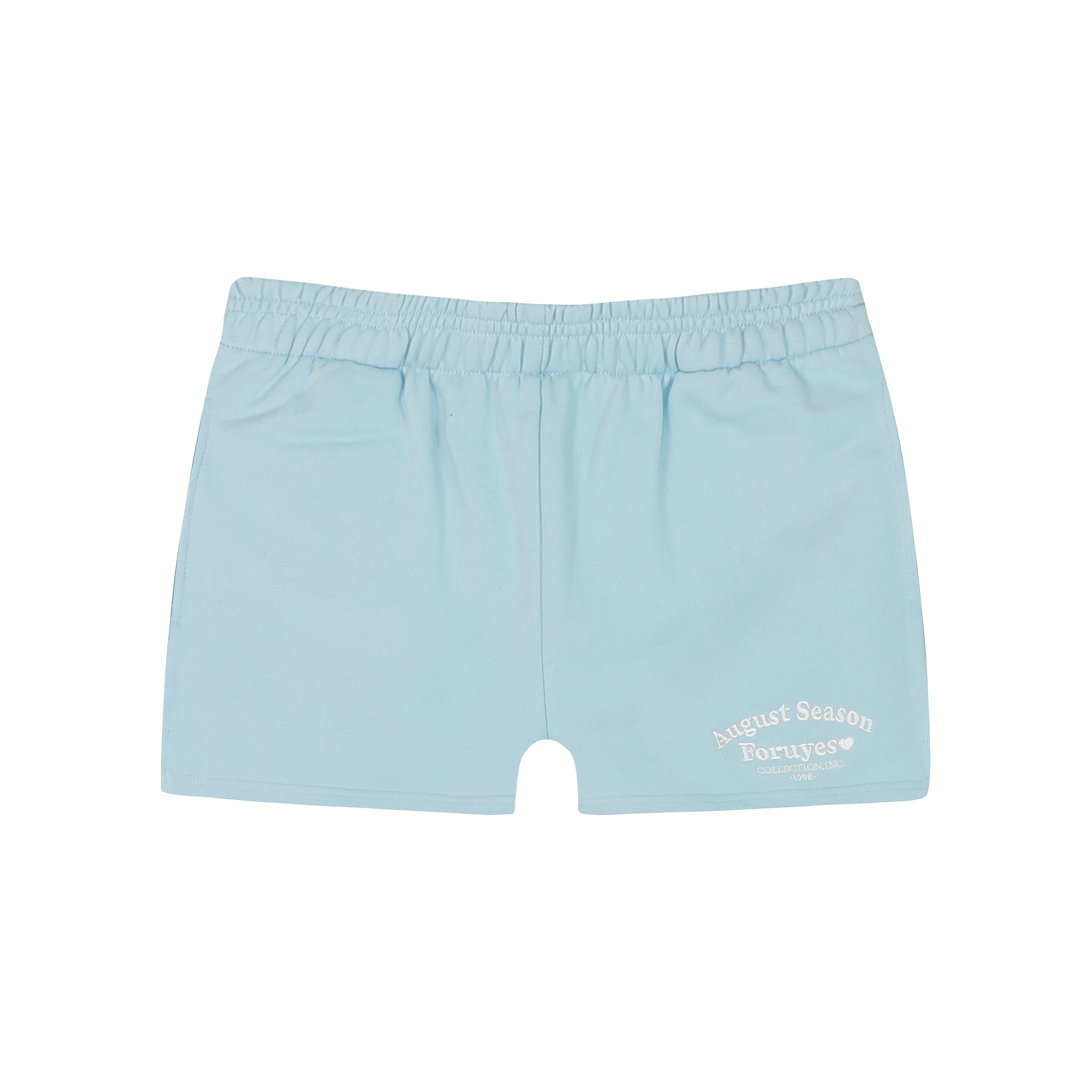 Vintage American Campus Style Casual Shorts with Embroidery - Women's Slim Fit Trendy INS Shorts
