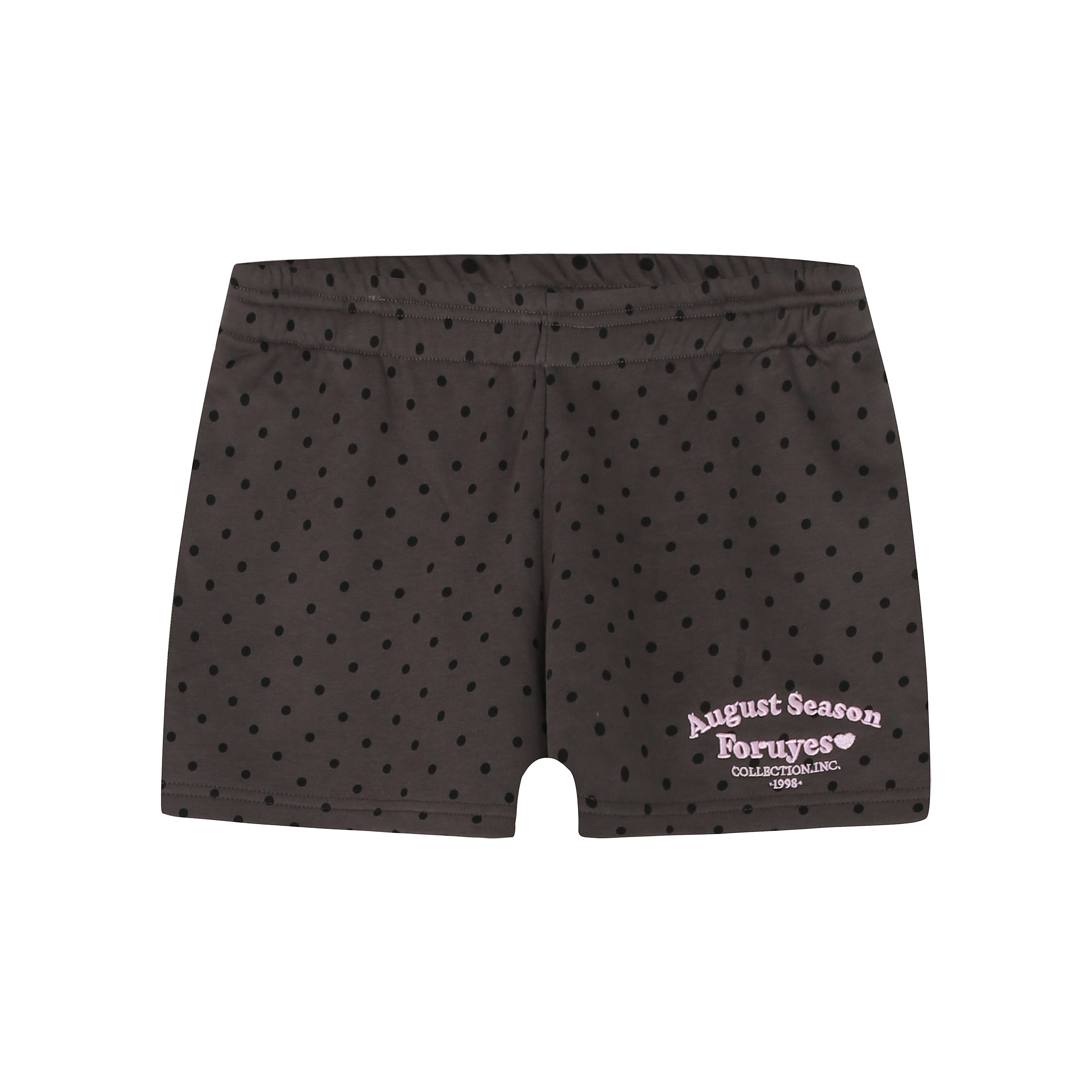 Vintage American Campus Style Polka Dot Embroidered Women's Casual Shorts - Trendy Slim Fit for Y2K and Retro Fashion