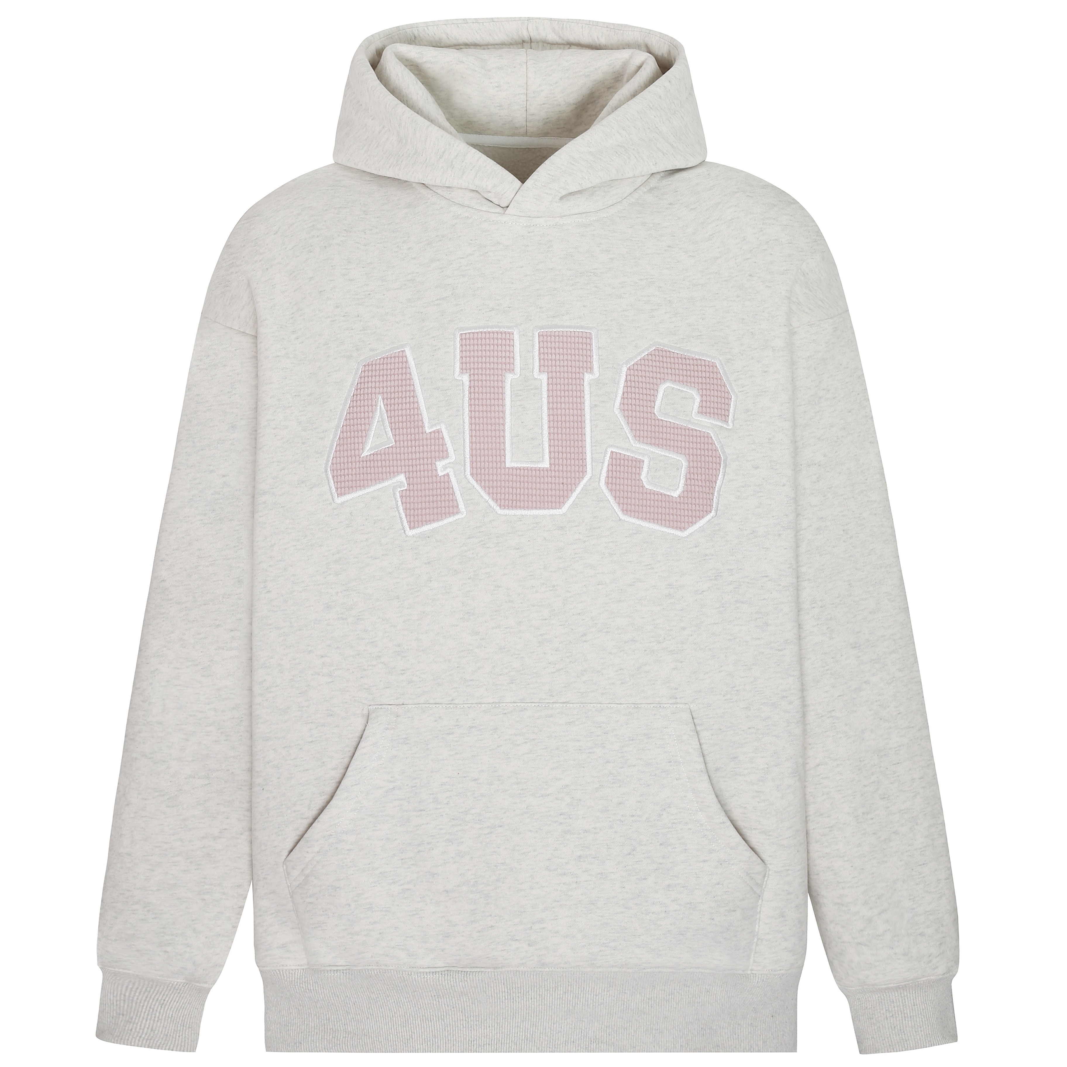 Vintage American Waffle Letter Logo Winter Fleece Loose Couple Hoodie - Retro Style, Cozy Unisex Sweatshirt