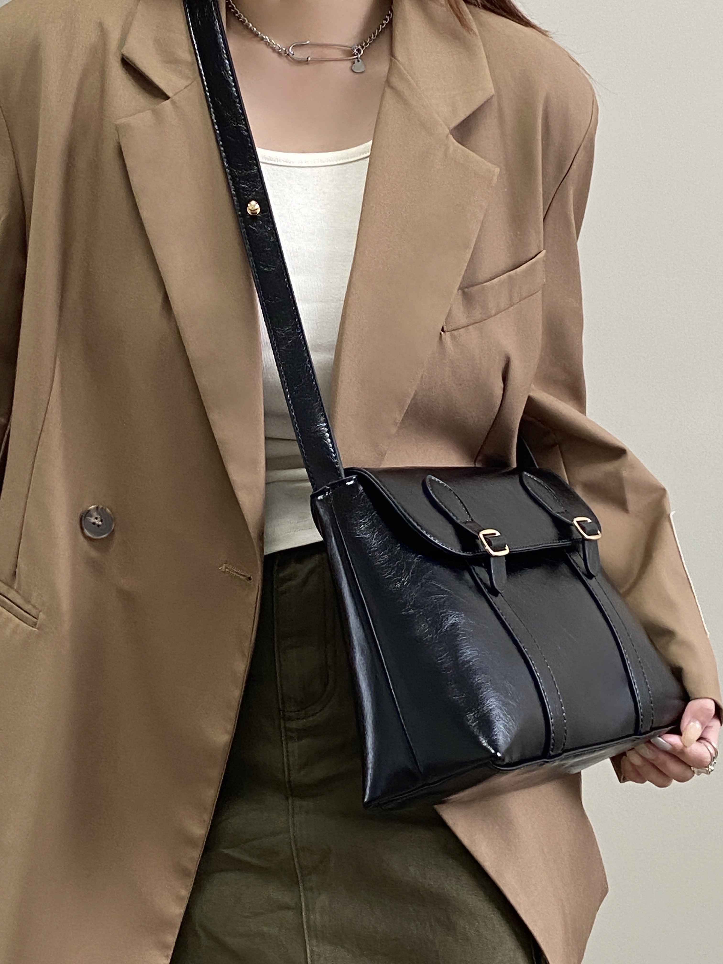 Vintage Artistic Large Capacity Tote Bag for Women - Versatile Crossbody Shoulder Bag for Everyday Use