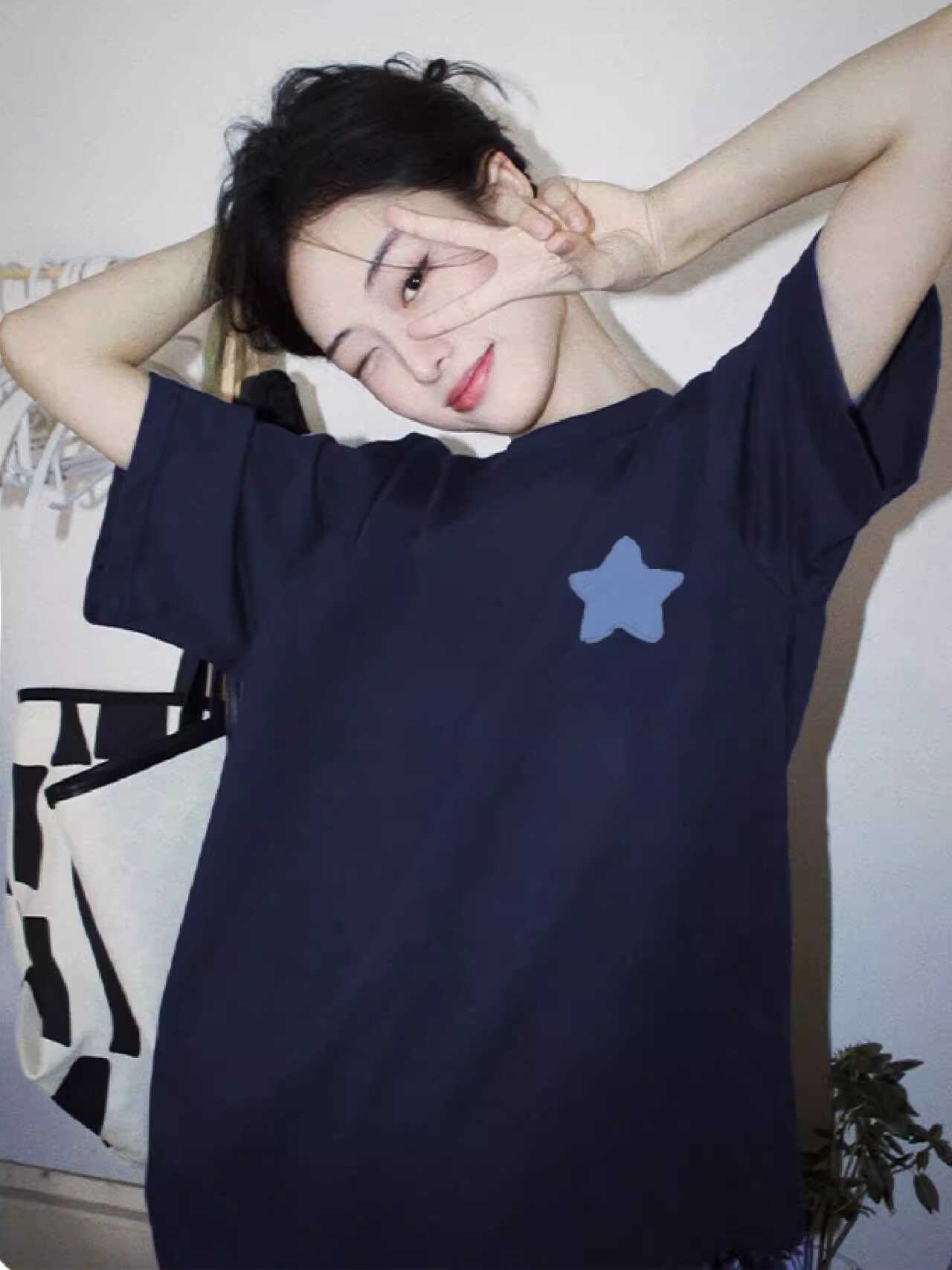 Vintage Oversized Short-Sleeve T-Shirt for Women - American High Street Style, Pure Cotton Summer Top, Y2K Fashion