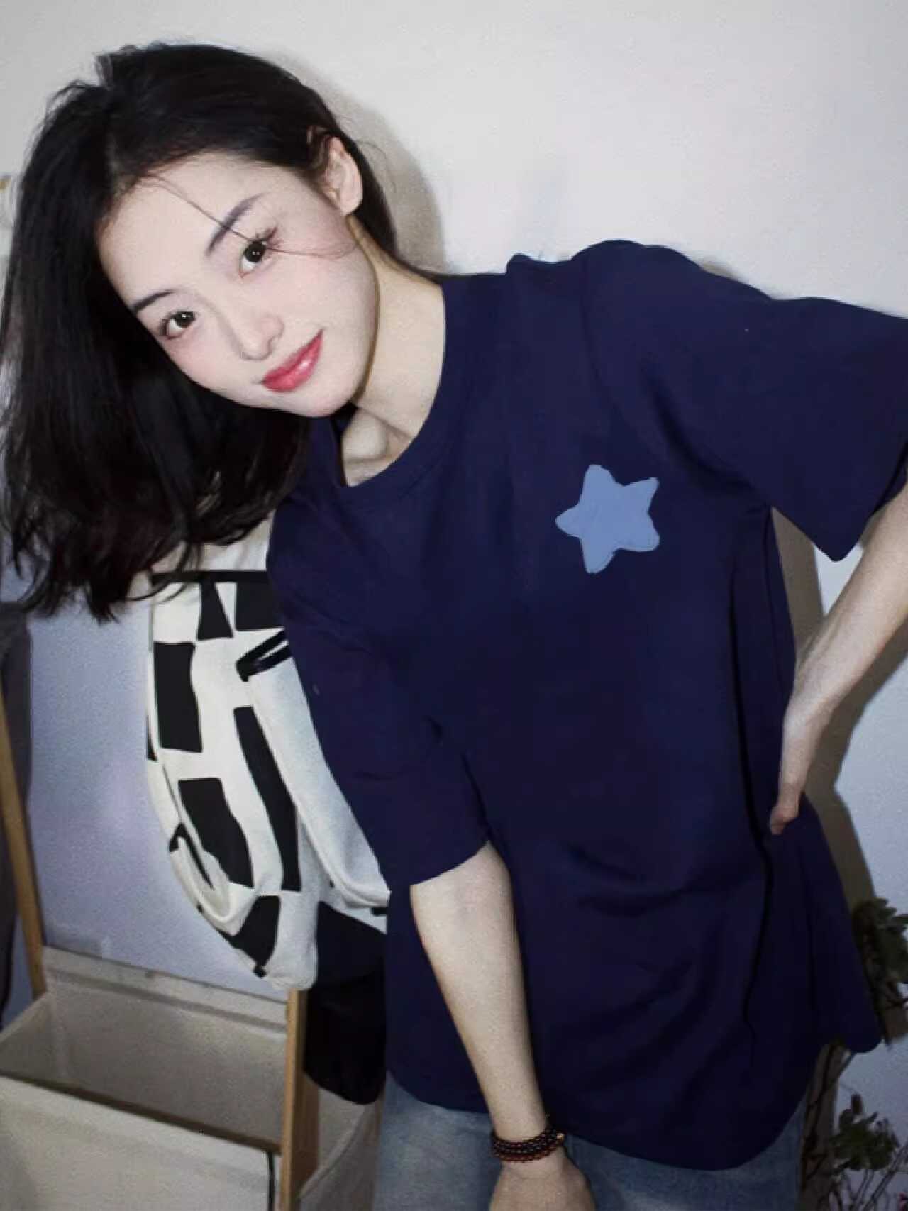 Vintage Oversized Short-Sleeve T-Shirt for Women - American High Street Style, Pure Cotton Summer Top, Y2K Fashion