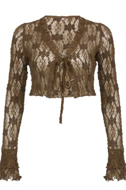 Wasteland Rock Music Festival Hooded Vest for Women - Backless Distressed Irregular Strap Design